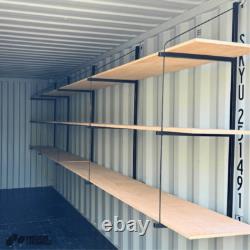 Shipping Container Shelf Brackets 3 Tier Heavy Duty Storage System