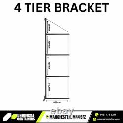 Shipping Container Shelving Heavy Duty Racking Brackets 250kg Shelf