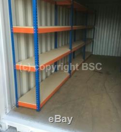 Shipping container racking heavy duty shelving for office and warehouse storage