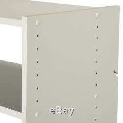 Shoe Closet Shelf Storage Organizer Wood Frame Powder Coated Heavy Duty Durable