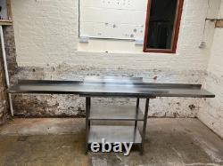 Sissons Stainless Steel Shelf 240cm Heavy Duty Commercial