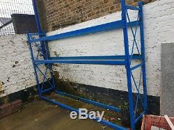 Slime Line Heavy Duty Industrial Commercial Warehouse Racking Frames & Beams