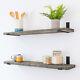 Solid Pine Shelves Various Sizes & Colors Solid Timber Floating Wall Shelf