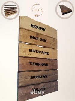 Solid Wood Scaffold Board Shelf Live edge floating Industrial Rustic Shelves