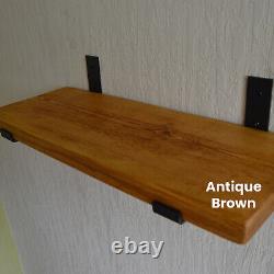 Solid Wooden Scaffold Board Shelf Industrial Rustic Shelves Any Size No Brackets