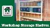 Solid Workshop Storage Shelves Lhp