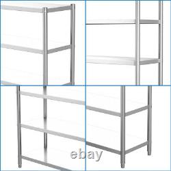 Stainless Steel Kitchen Racks Heavy Duty Storage Commercial Shelf Catering Unit