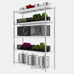 Stainless Steel Kitchen Shelf Work Table Unit Rack Commercial Storage LIFELOOK