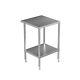 Stainless Steel Kitchen Table On Wheels Commercial Heavy Duty Adjustable Shelf