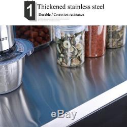 Stainless Steel Shelving Units Commercial Shelf Storage Racks Heavy Duty Kitchen