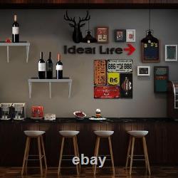 Stainless Steel Wall Floating Shelf, Heavy Duty Commercial Wall Mounted Shelving