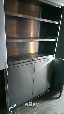 Stainless Wall Cupboards, Heavy Duty Excellent Quality, Fully Welded. 2 Shelves