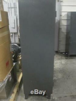 Strong Hold Heavy Duty Storage Cabinet Dark Gray 78 T 60 W 24 D 2 Door 4 SHELF