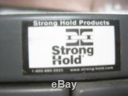 Strong Hold Heavy Duty Storage Cabinet Dark Gray 78 T 60 W 24 D 2 Door 4 SHELF