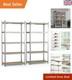 Sturdy Metal Storage Racking Adjustable 5-tier Shelves, Set Of 2, 875kg Load