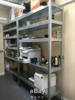 Super heavy duty galvanised steel shelving made in the UK by Shelving Direct