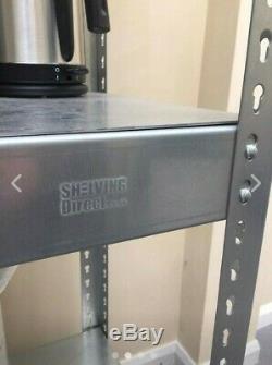 Super heavy duty galvanised steel shelving made in the UK by Shelving Direct