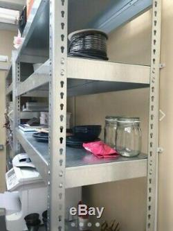 Super heavy duty galvanised steel shelving made in the UK by Shelving Direct