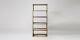 Swoon Holt Living Room 5 Shelve Shelving Unit Stained Mango Wood Rrp £499.00