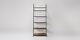 Swoon Scala Living Room Five-shelf Shelving Unit In Gunmetal Rrp £429