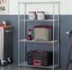 Trinity Ecostorage 4 Tier Chrome Metal Shelving Storage Rack Heavy Duty 635kg