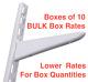 Twin Slot Shelving Uk System Wall Upright Bracket Adjustable Shelf Bulk Boxs 10s