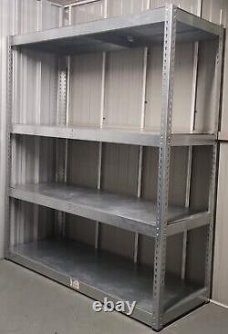 Two Tonne 4 Tier Racking Unit Heavy Duty Shelving 2500kg Steel Warehouse Storage