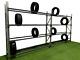 Tyre Bay Shelving, Tyre Racking, Heavy Duty, 1 6 Bays Complete With 4 Levels