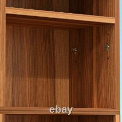 Unit Display CDs DVDs Storage Shelves Bookcase Shelving Bookshelf Home Office UK