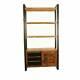 Urban Chic Reclaimed Wood Large Bookcase With Storage