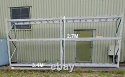 Used APEX Heavy Duty Pallet Storage Racking Shelving 2.7M Tall 3.4M Wide Bays