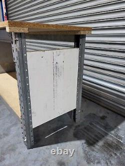 Used Heavy Duty Racking Workbench with Chipboard Top & Middle Shelf