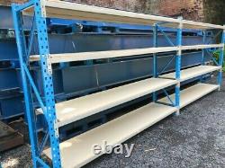Used PSS Heavy Duty Industrial Shelving System H1950 x L2700 x D600mm 3 Levels