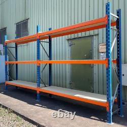 Used PSS Heavy Duty Storage Racking Shelving 2.5 Tall x 2.2m Wide 0.7m Deep