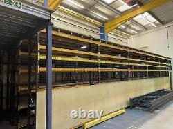 Used Pallet Racking Link 51 2.5m X 750mm Heavy Duty Shelving With 2100m Beams