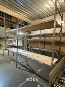 Used Racking, Orient Longspan Heavy Duty Industrial Shelving, 3m Height (2-Bays)