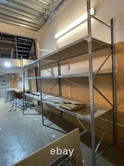 Used Racking, Orient Longspan Heavy Duty Industrial Shelving, 3m Height (2-Bays)