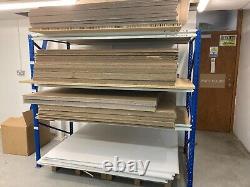 Used heavy duty racking with 3 shelves 1000deep x 2110wide x 1830 high