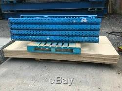 Used warehouse Shelving/Racking, Heavy duty longspan, 3 Joined bays with boards