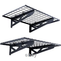 VEVOR 2PCS 3x2 ft Garage Storage Shelving Wall Mounted Heavy Duty Shelves Rack