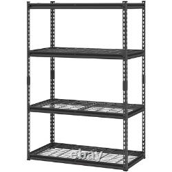 VEVOR Storage Shelves 4 Tier Adjustable Heavy Duty Garage Shelving Unit 2400 lbs