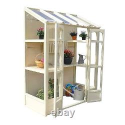 Victorian Tall Wall Greenhouse with Auto-Vent Heavy Duty Pressure Treated