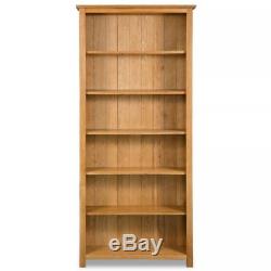 VidaXL Oak Bookcase Home Book Shelf Cabinet Display Unit Rustic Multi Sizes