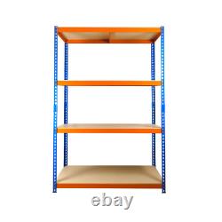 Warehouse Racking Garage Shelving Metal Shelf Unit 180x120x45 300kg Heavy Duty