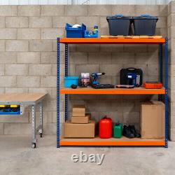 Warehouse Racking S-Rax Shelving Heavy Duty 300kg Per Shelf Garage Workshop