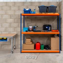 Warehouse Racking S-Rax Shelving Heavy Duty 300kg Per Shelf Garage Workshop