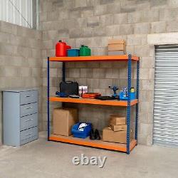 Warehouse Racking S-Rax Shelving Heavy Duty 300kg Per Shelf Garage Workshop