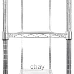 Wire Shelving Rack 5 Tier Metal Storage Unit Heavy Duty Free