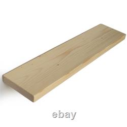 Wooden Floating Scaffold Shelf Industrial Invisible Brackets Display 9 225mm