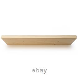 Wooden Floating Scaffold Shelf Industrial Invisible Brackets Display 9 225mm